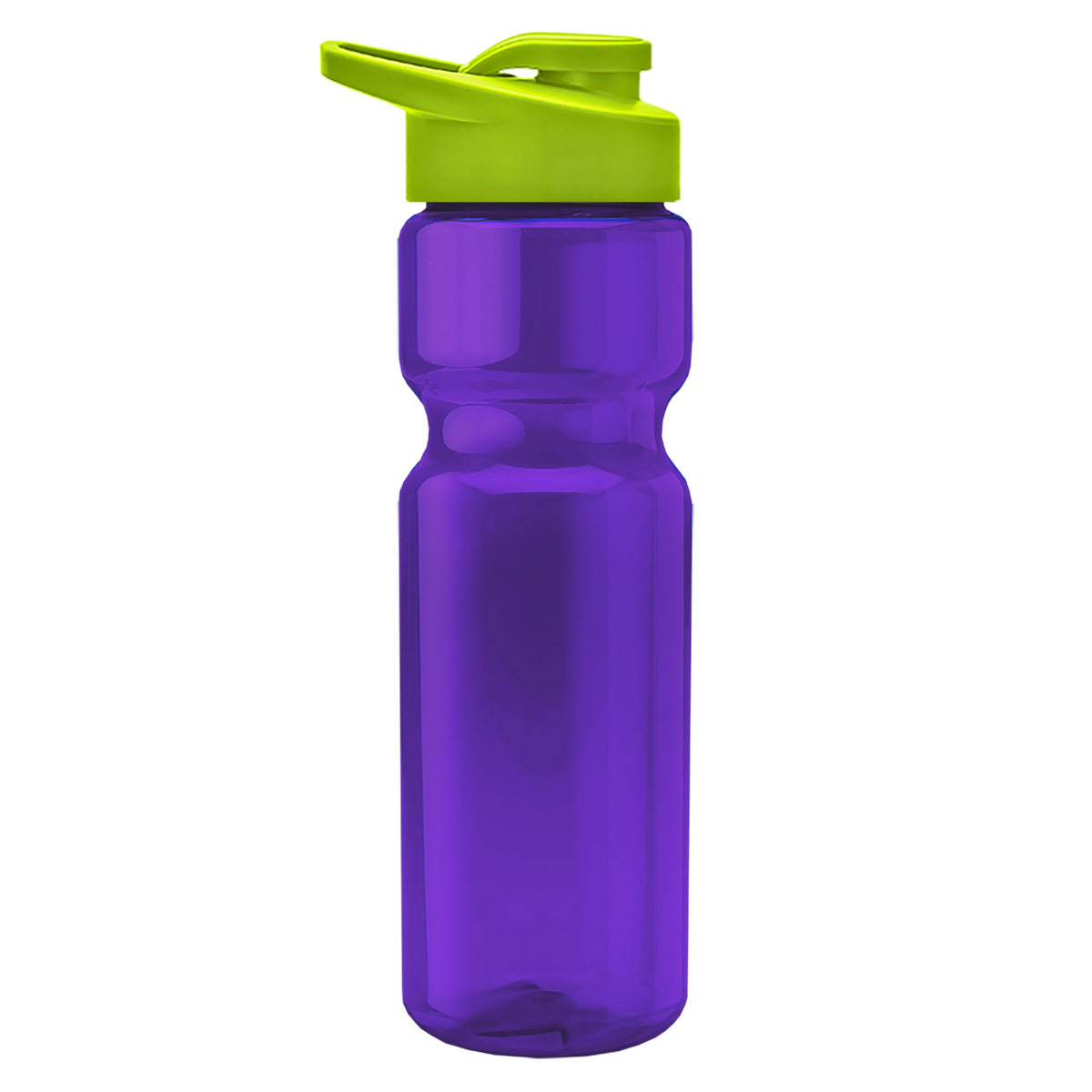 Custom logo Champ Recycled Bottle with Drink-Thru Lid - 28 oz.