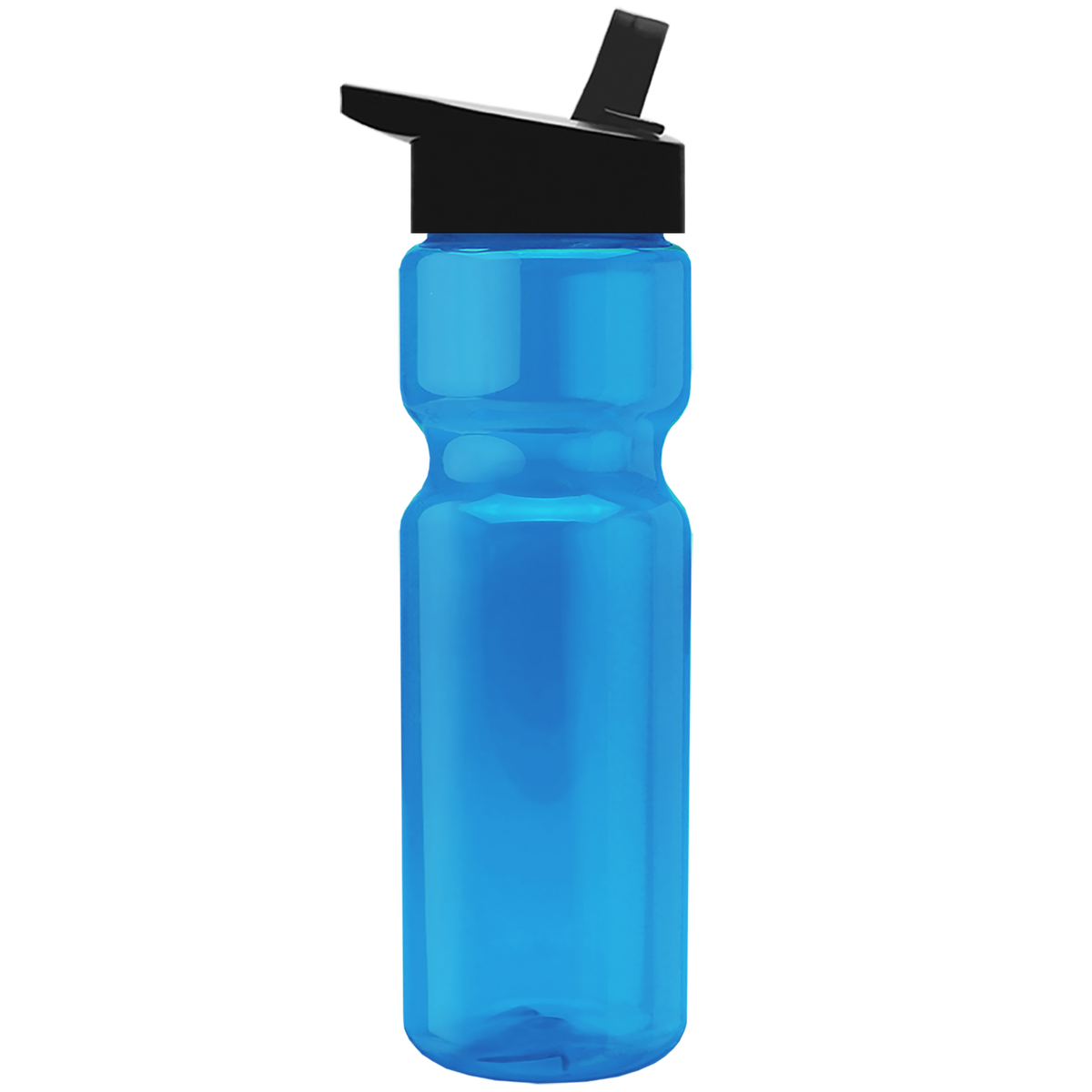 Custom logo Champ Recycled Bottle with Flip-Straw Lid - 28 oz.