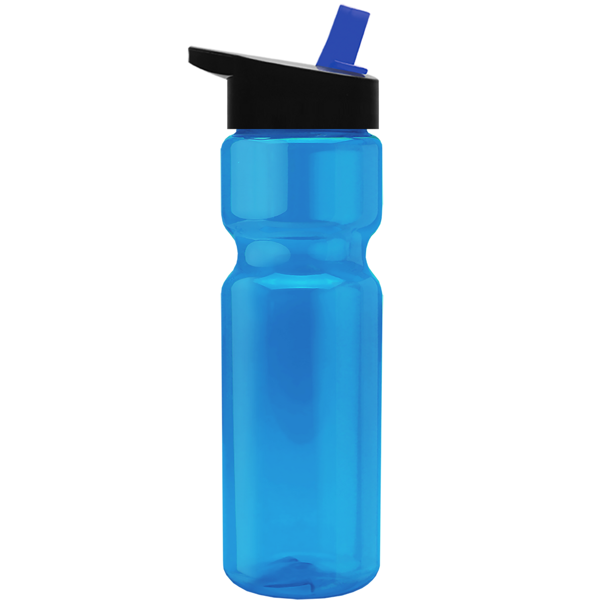 Custom logo Champ Recycled Bottle with Flip-Straw Lid - 28 oz.