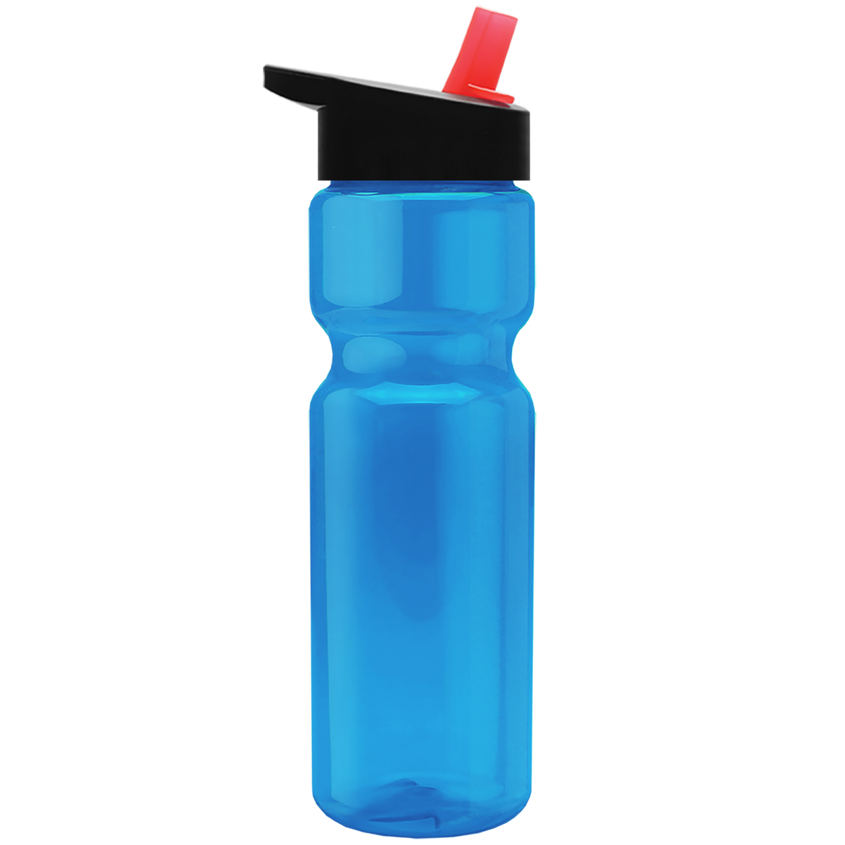 Custom logo Champ Recycled Bottle with Flip-Straw Lid - 28 oz.