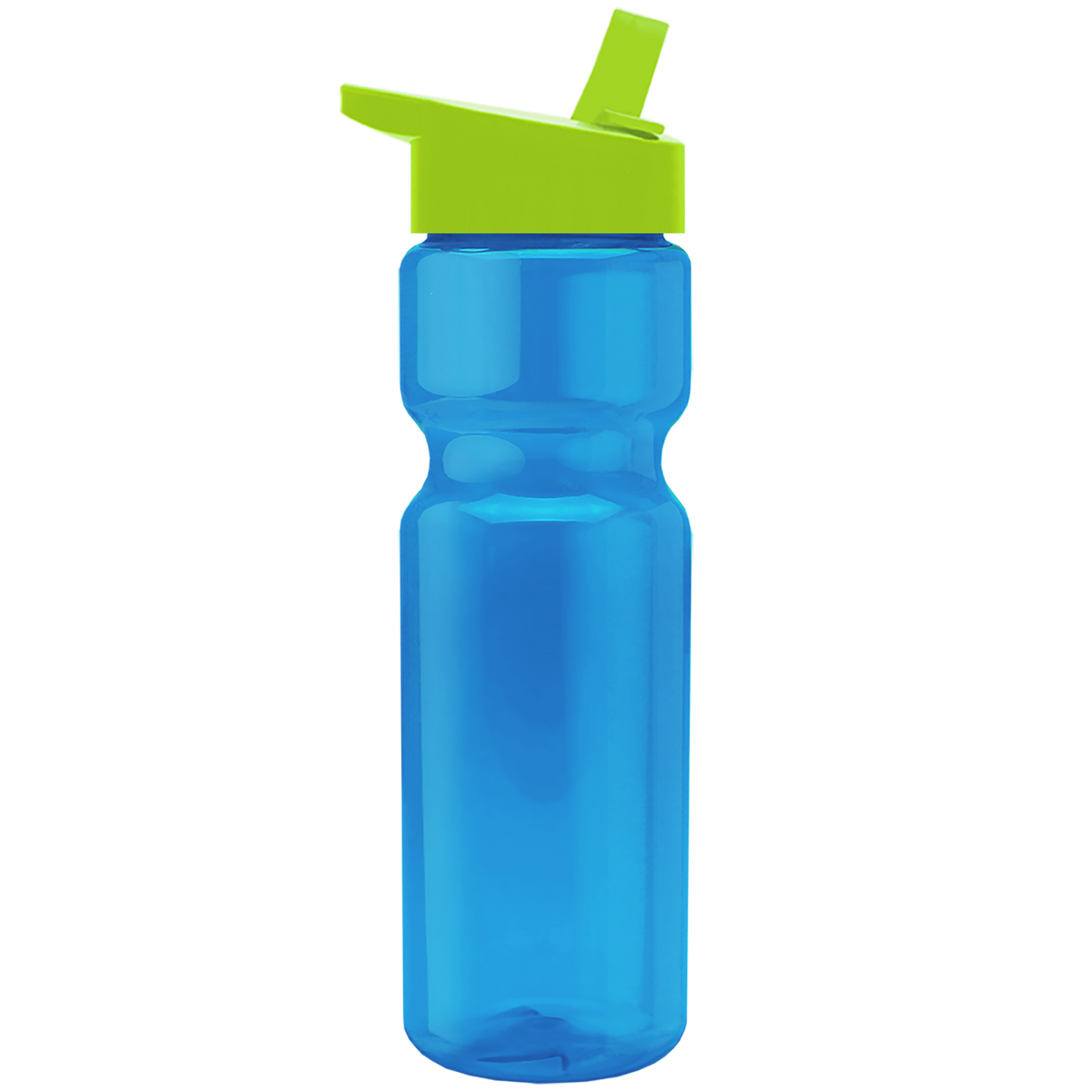 Custom logo Champ Recycled Bottle with Flip-Straw Lid - 28 oz.