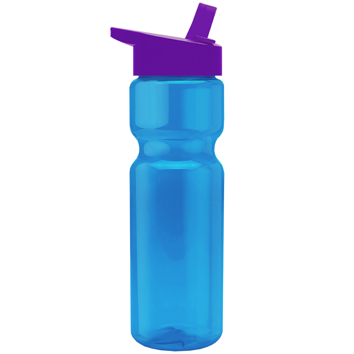 Custom logo Champ Recycled Bottle with Flip-Straw Lid - 28 oz.