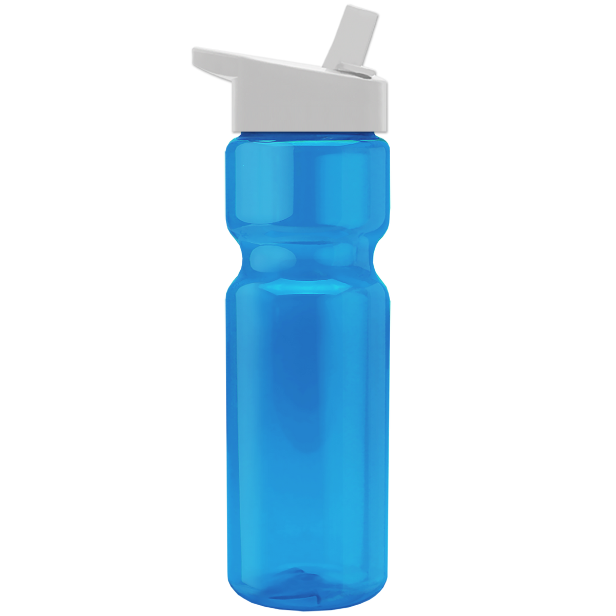 Custom logo Champ Recycled Bottle with Flip-Straw Lid - 28 oz.