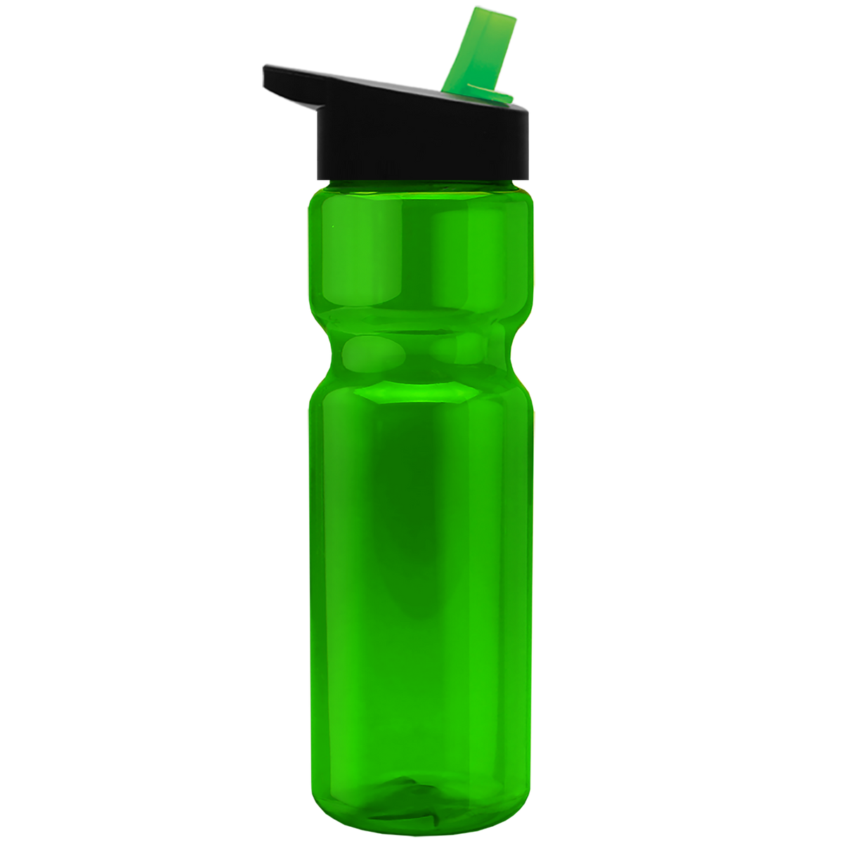 Custom logo Champ Recycled Bottle with Flip-Straw Lid - 28 oz.