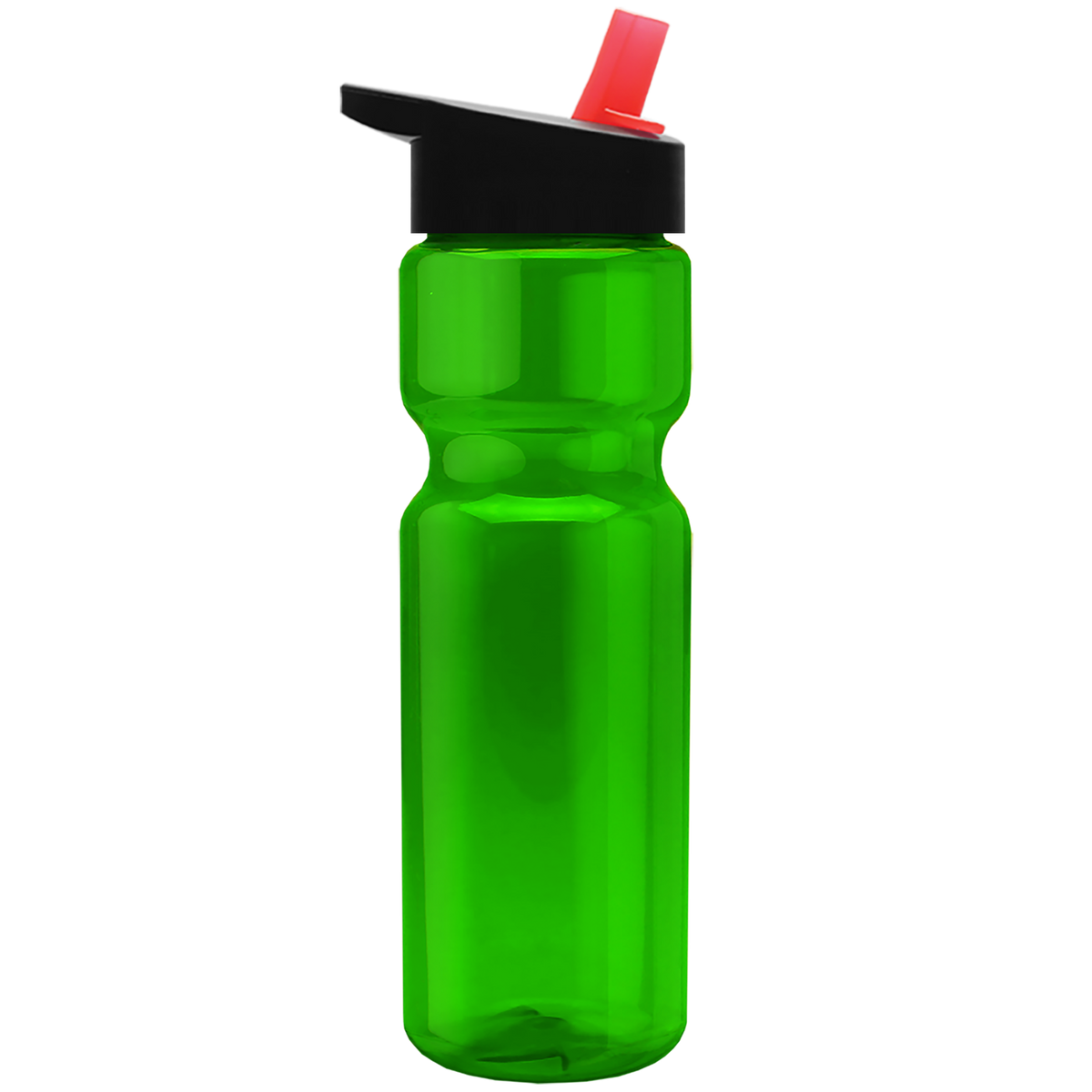 Custom logo Champ Recycled Bottle with Flip-Straw Lid - 28 oz.