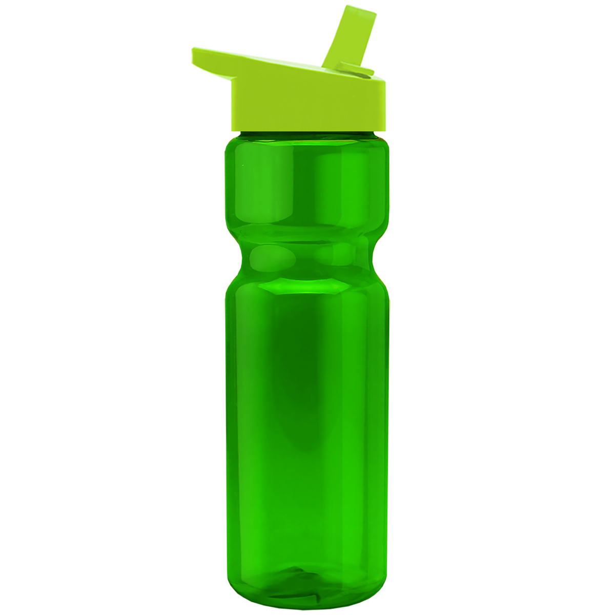 Custom logo Champ Recycled Bottle with Flip-Straw Lid - 28 oz.