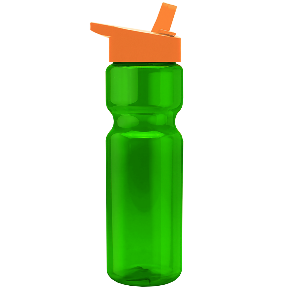 Custom logo Champ Recycled Bottle with Flip-Straw Lid - 28 oz.