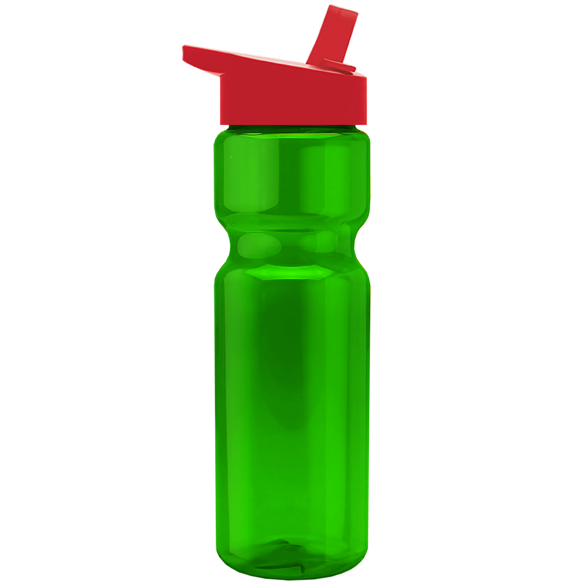 Custom logo Champ Recycled Bottle with Flip-Straw Lid - 28 oz.