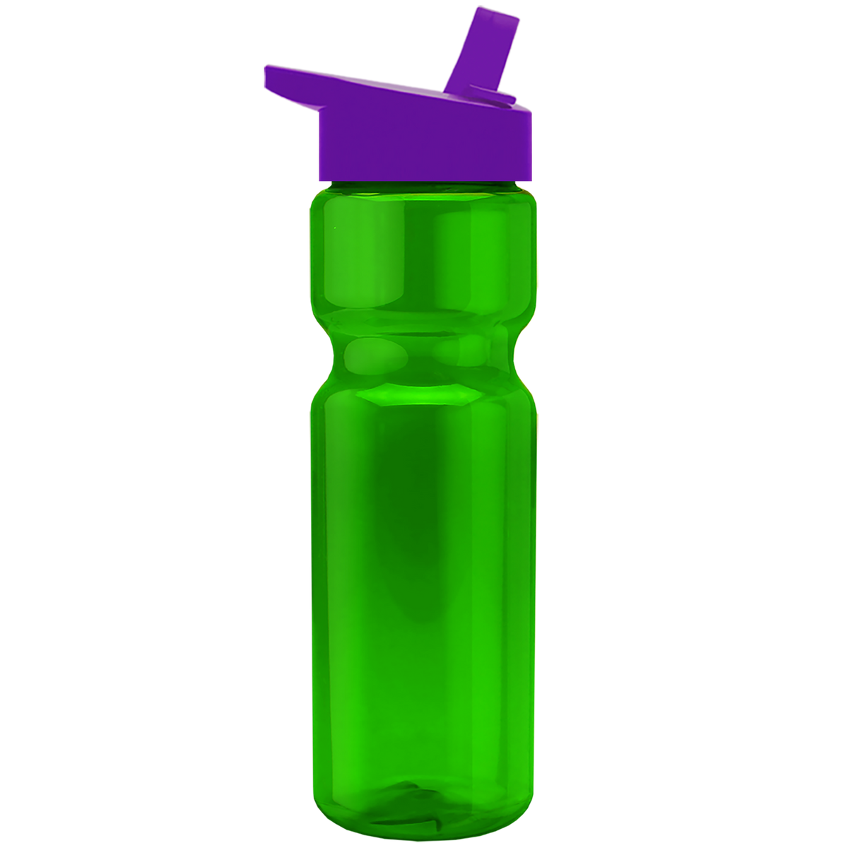 Custom logo Champ Recycled Bottle with Flip-Straw Lid - 28 oz.
