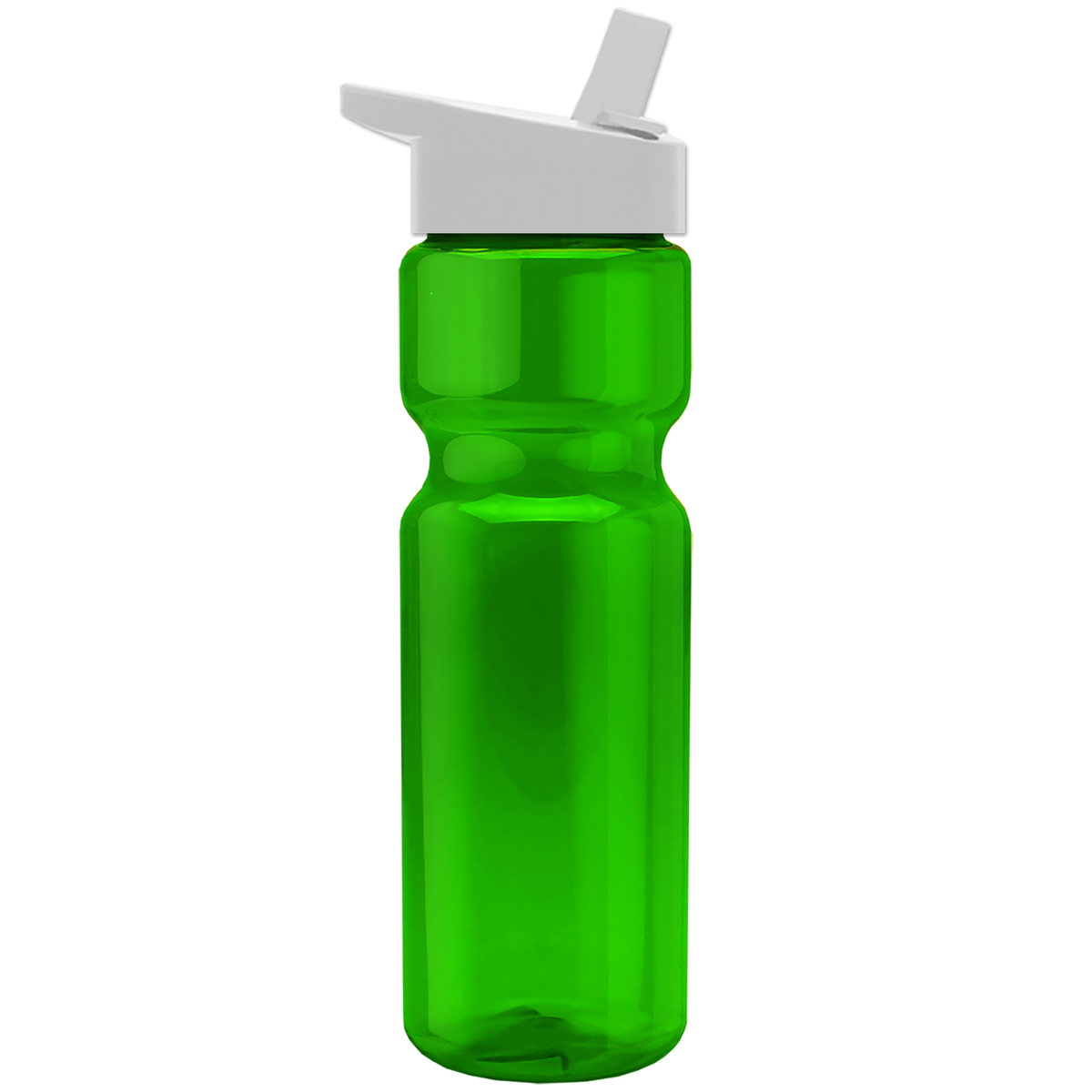 Custom logo Champ Recycled Bottle with Flip-Straw Lid - 28 oz.