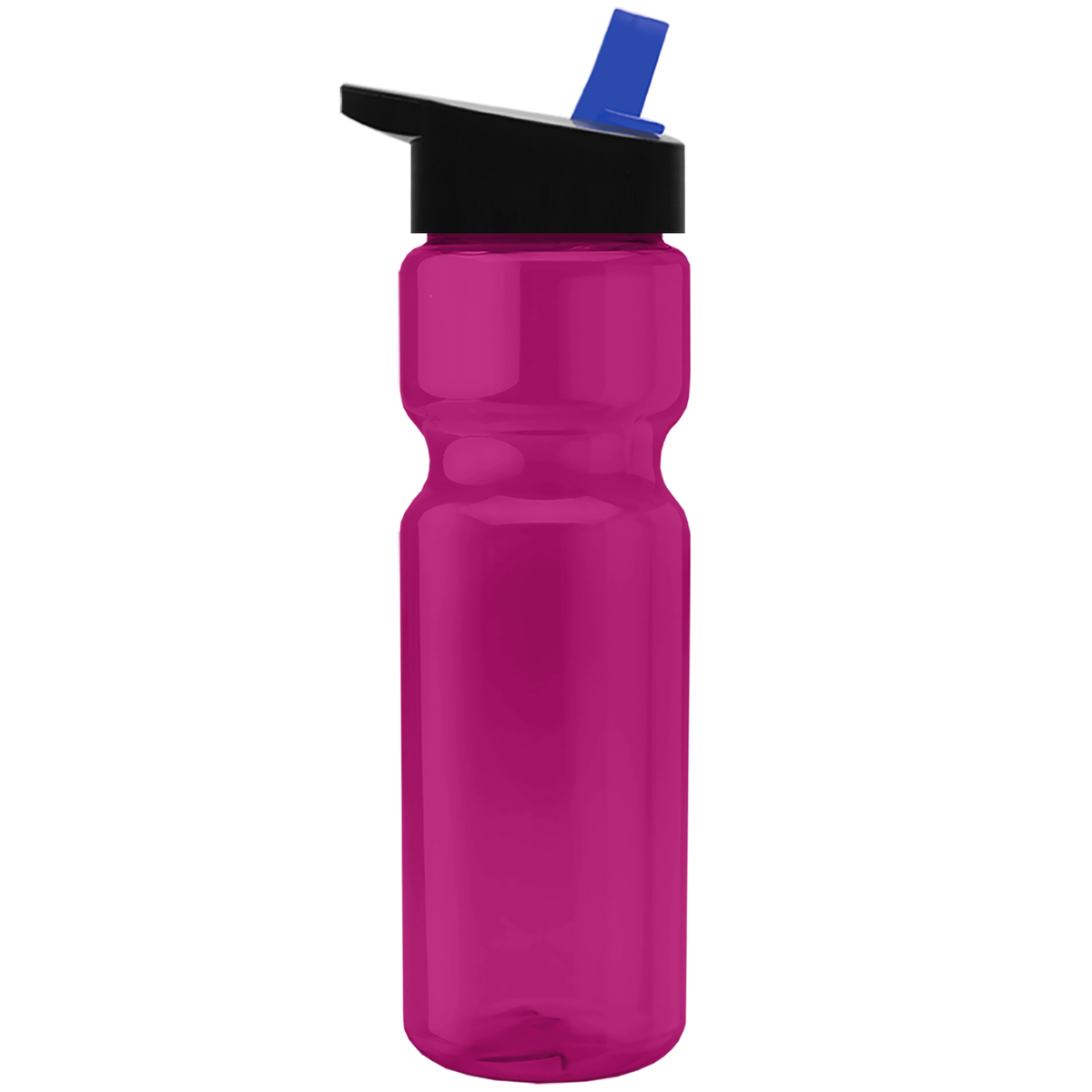 Custom logo Champ Recycled Bottle with Flip-Straw Lid - 28 oz.