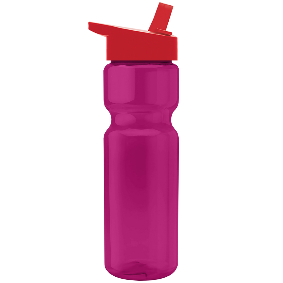 Custom logo Champ Recycled Bottle with Flip-Straw Lid - 28 oz.