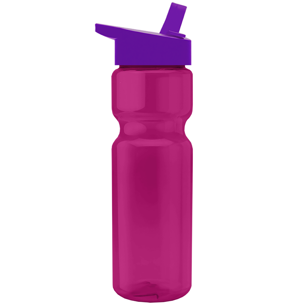 Custom logo Champ Recycled Bottle with Flip-Straw Lid - 28 oz.