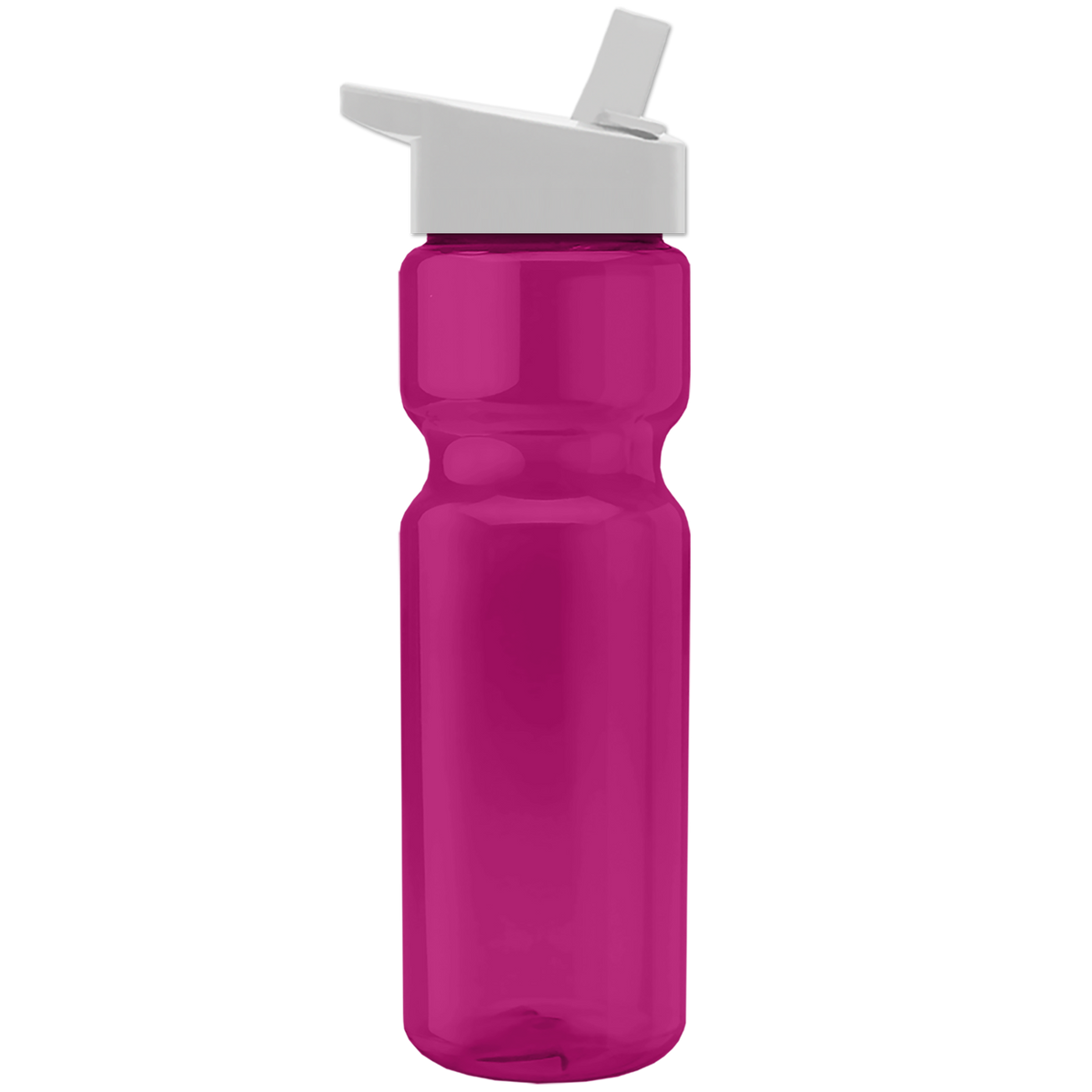 Custom logo Champ Recycled Bottle with Flip-Straw Lid - 28 oz.