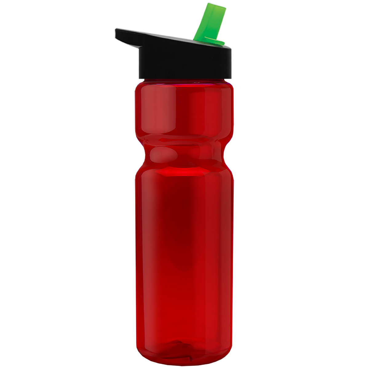 Custom logo Champ Recycled Bottle with Flip-Straw Lid - 28 oz.