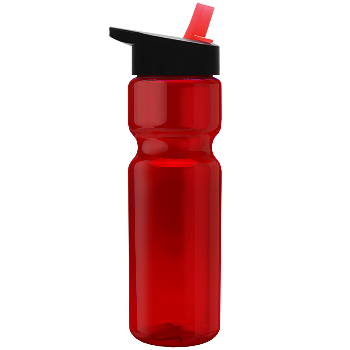 Custom logo Champ Recycled Bottle with Flip-Straw Lid - 28 oz.