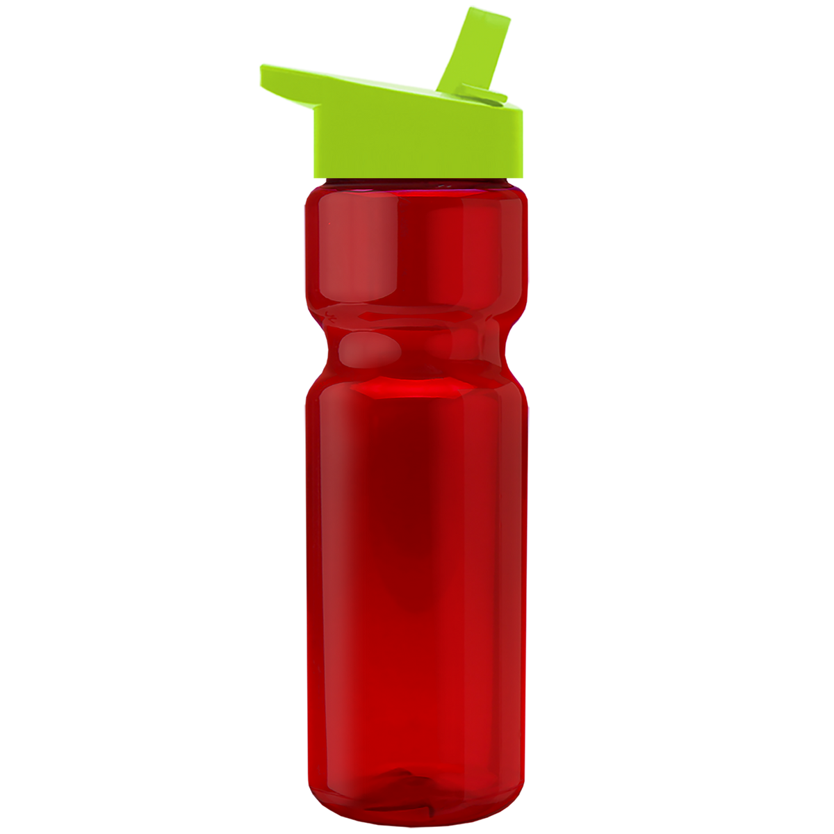 Custom logo Champ Recycled Bottle with Flip-Straw Lid - 28 oz.