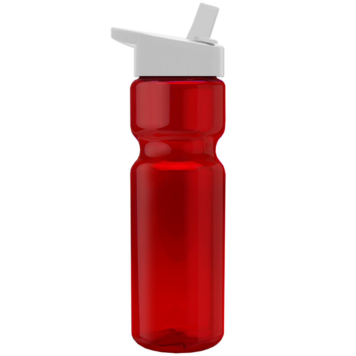Custom logo Champ Recycled Bottle with Flip-Straw Lid - 28 oz.