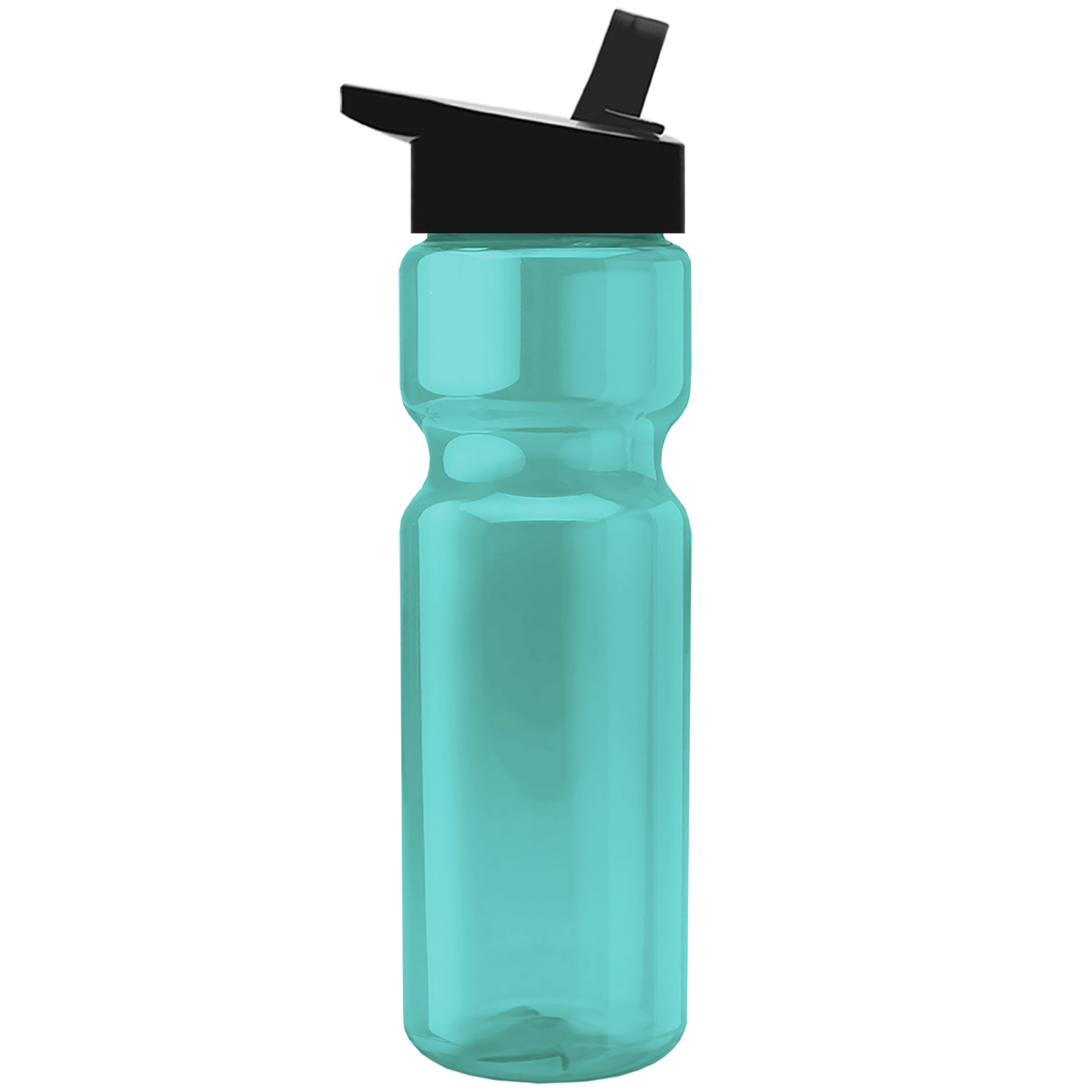 Custom logo Champ Recycled Bottle with Flip-Straw Lid - 28 oz.