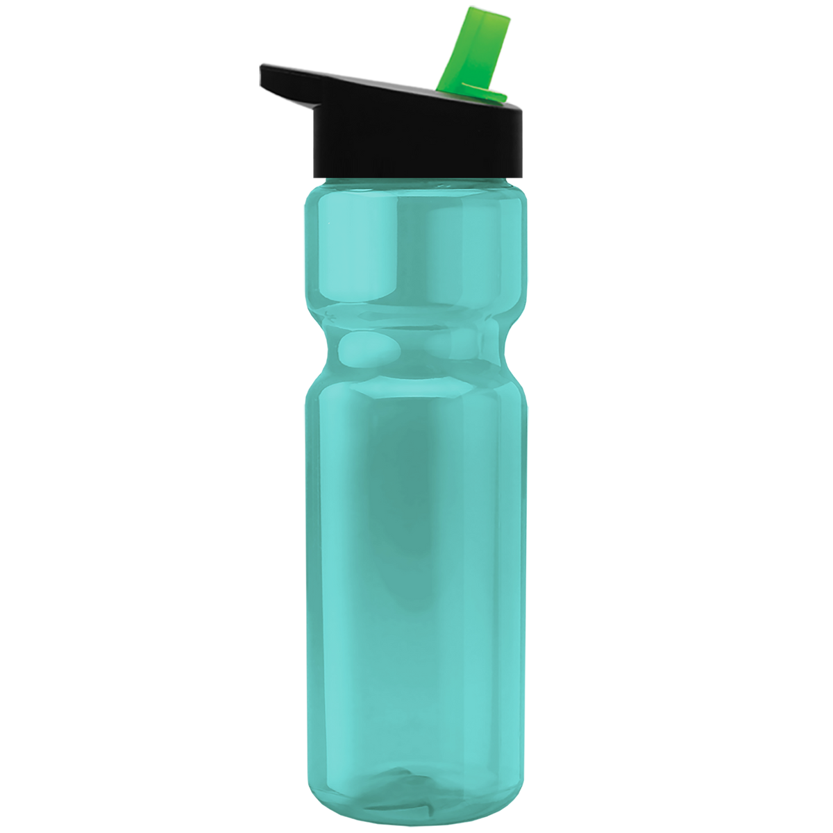 Custom logo Champ Recycled Bottle with Flip-Straw Lid - 28 oz.