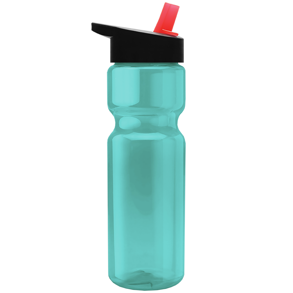 Custom logo Champ Recycled Bottle with Flip-Straw Lid - 28 oz.