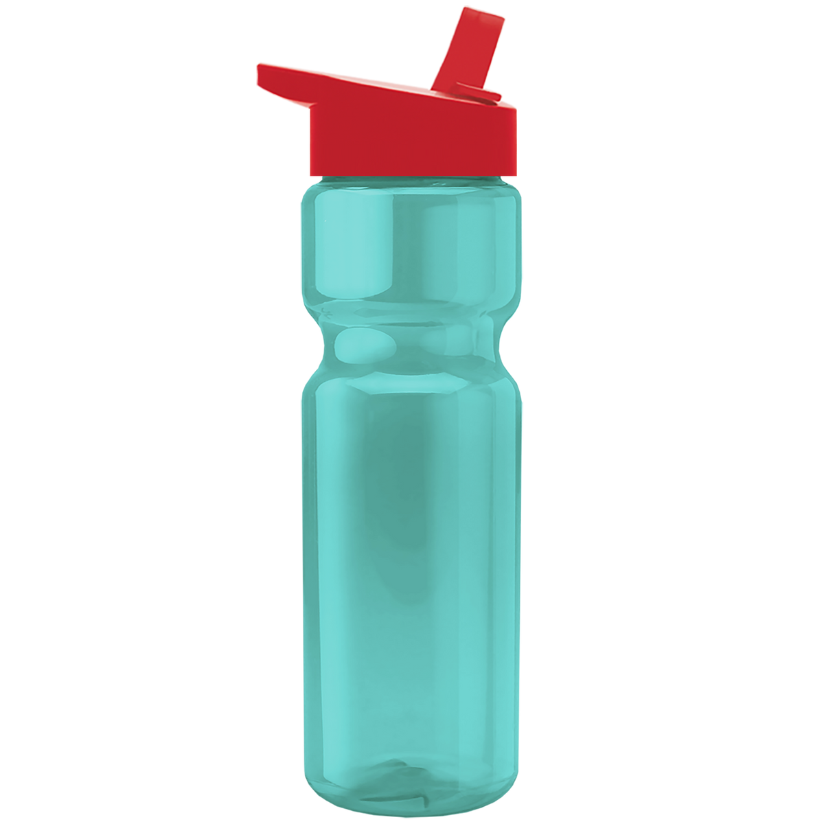 Custom logo Champ Recycled Bottle with Flip-Straw Lid - 28 oz.