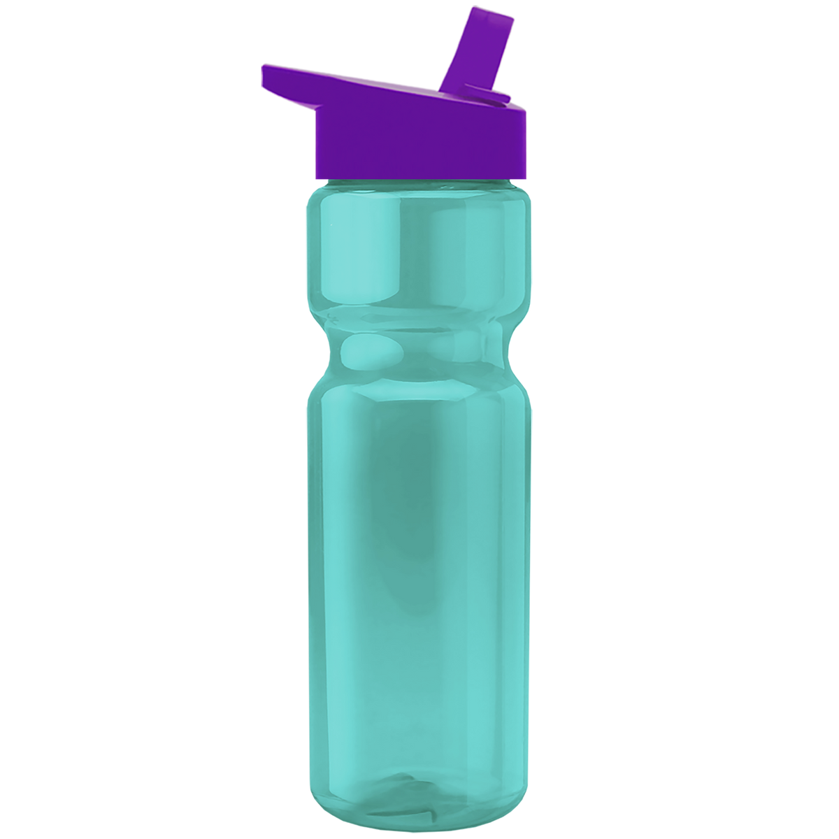 Custom logo Champ Recycled Bottle with Flip-Straw Lid - 28 oz.