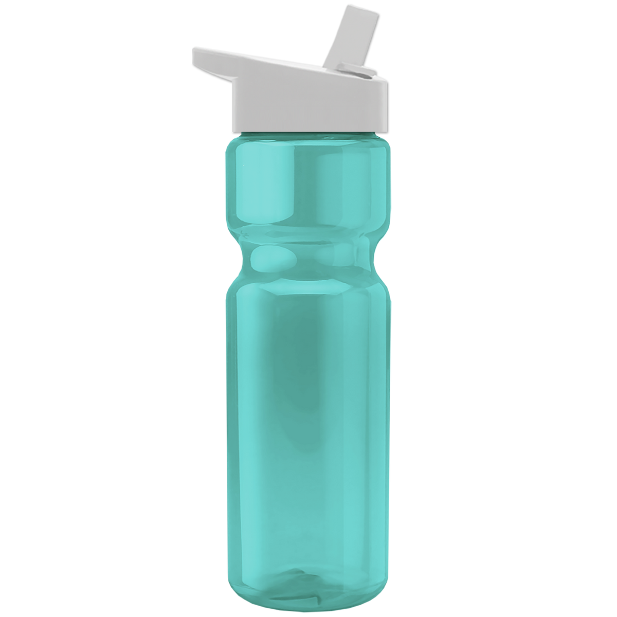Custom logo Champ Recycled Bottle with Flip-Straw Lid - 28 oz.