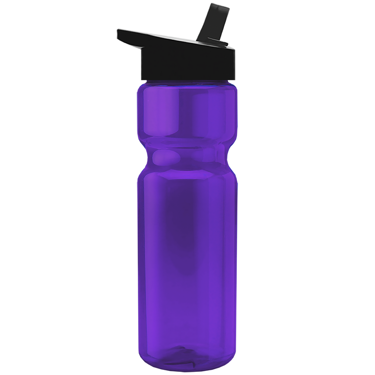 Custom logo Champ Recycled Bottle with Flip-Straw Lid - 28 oz.
