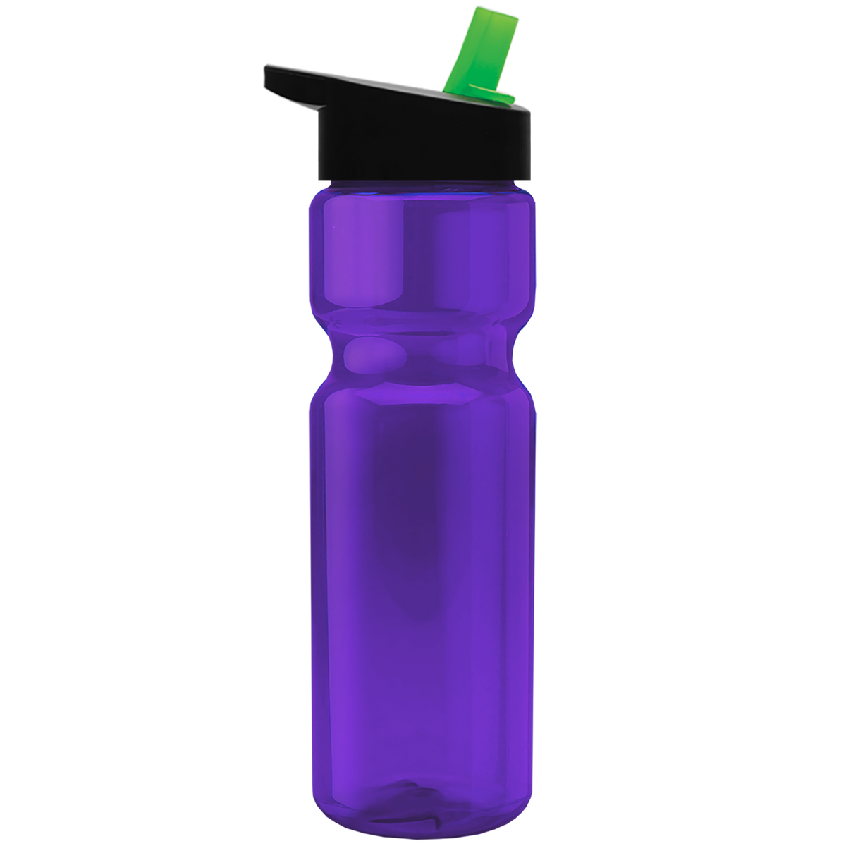Custom logo Champ Recycled Bottle with Flip-Straw Lid - 28 oz.