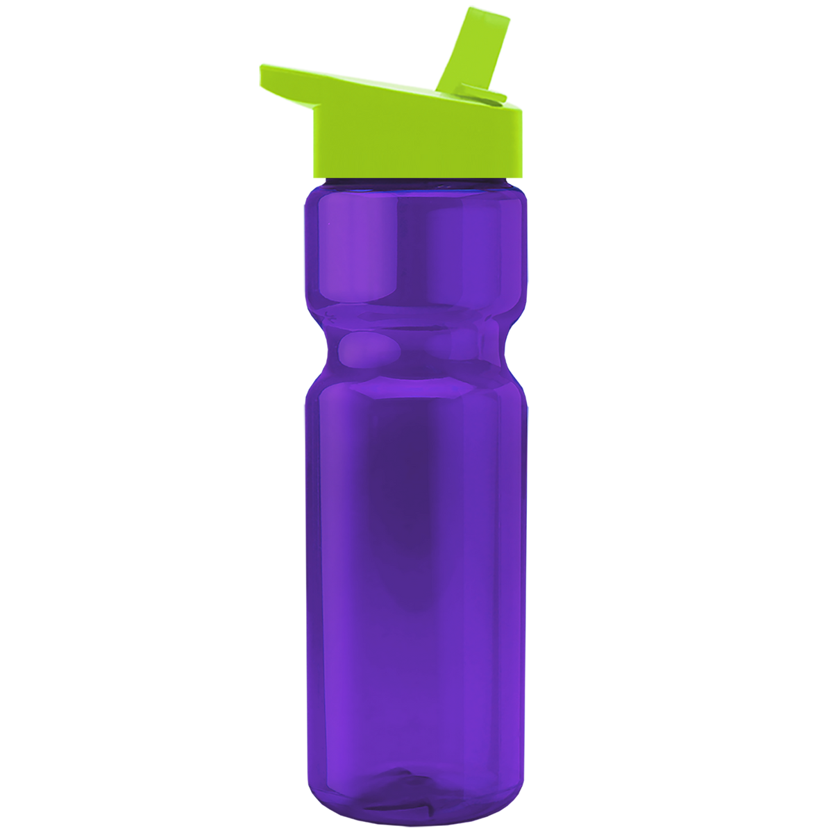 Custom logo Champ Recycled Bottle with Flip-Straw Lid - 28 oz.