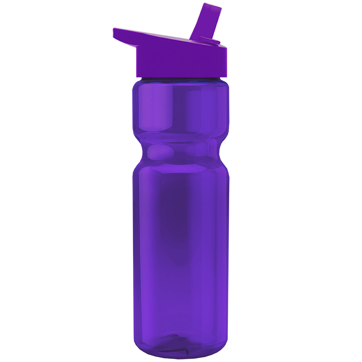 Custom logo Champ Recycled Bottle with Flip-Straw Lid - 28 oz.