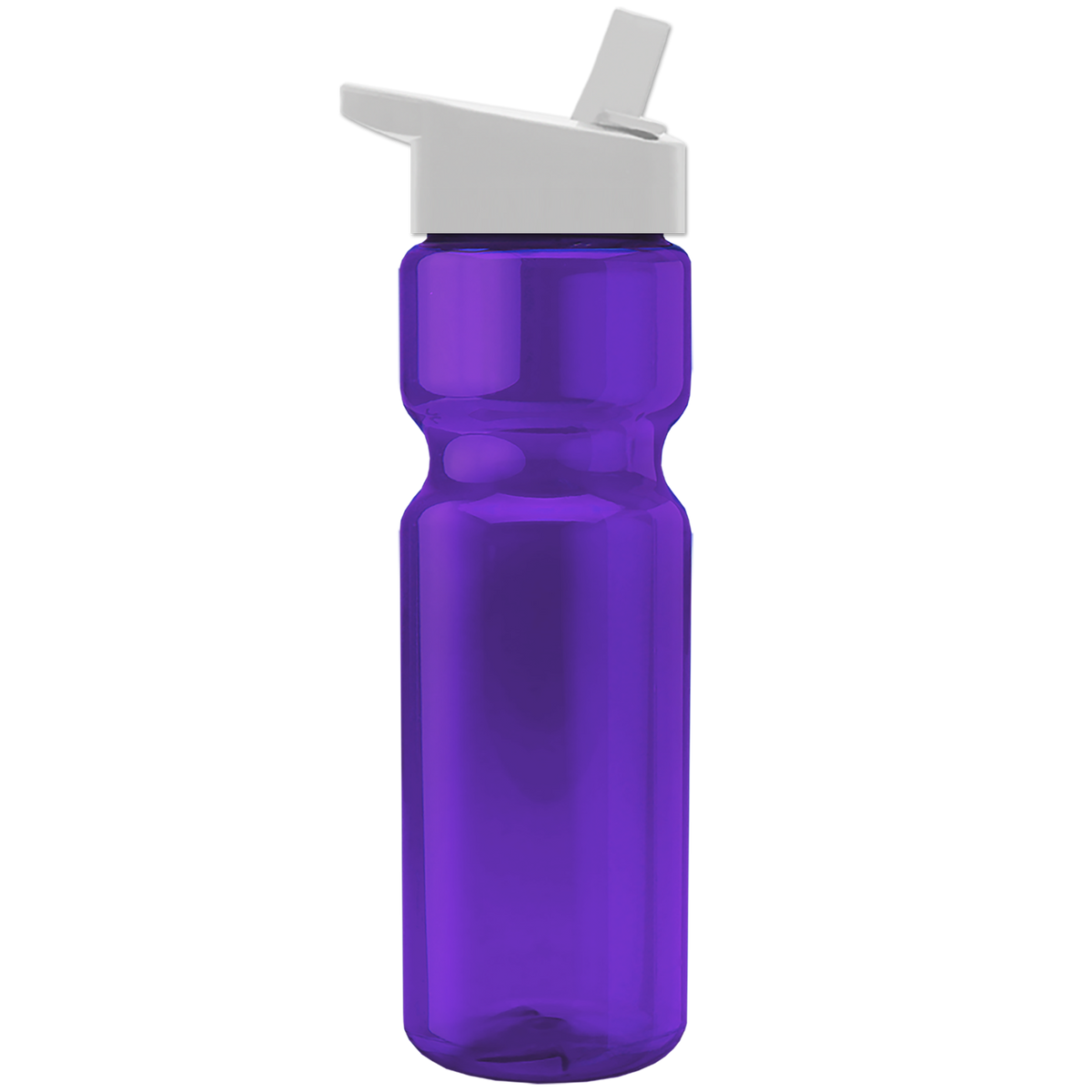 Custom logo Champ Recycled Bottle with Flip-Straw Lid - 28 oz.