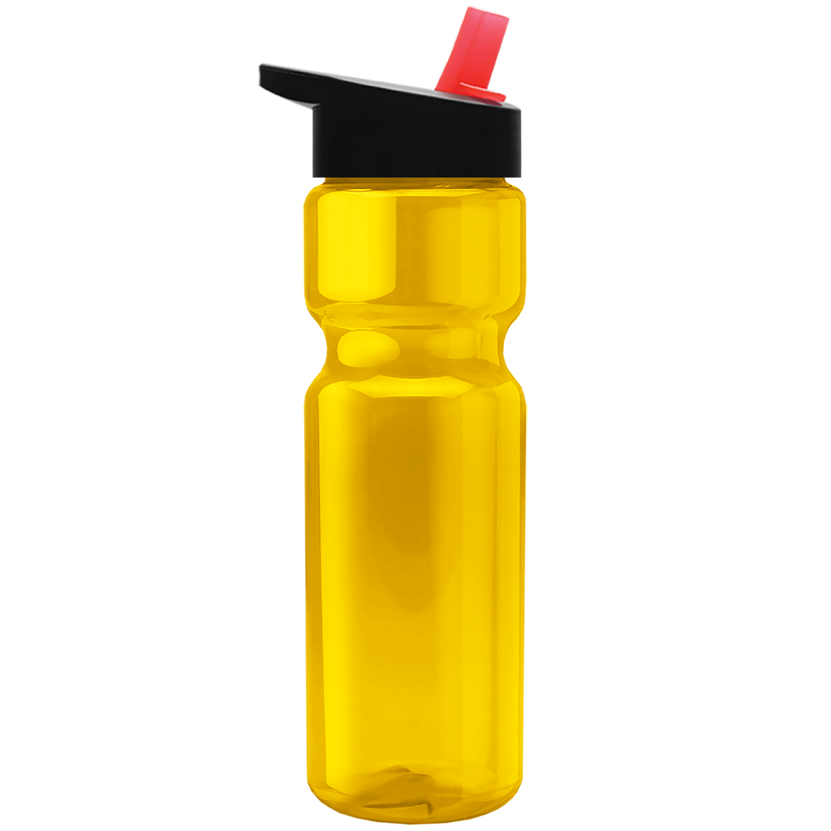Custom logo Champ Recycled Bottle with Flip-Straw Lid - 28 oz.
