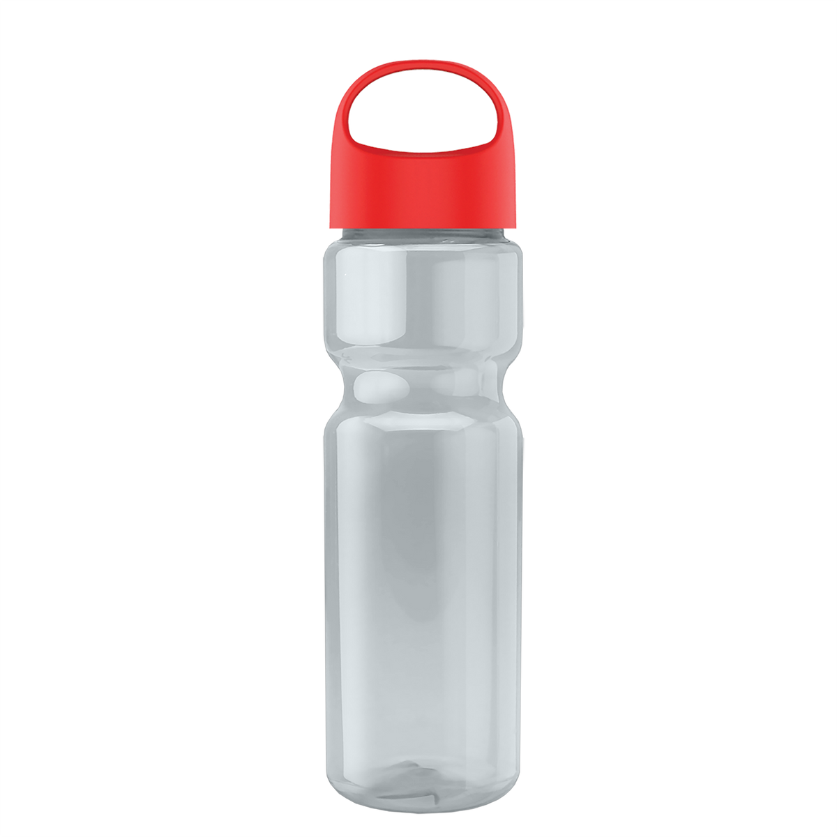 Custom logo Champ Recycled Bottle with Oval Crest Lid - 28 oz.
