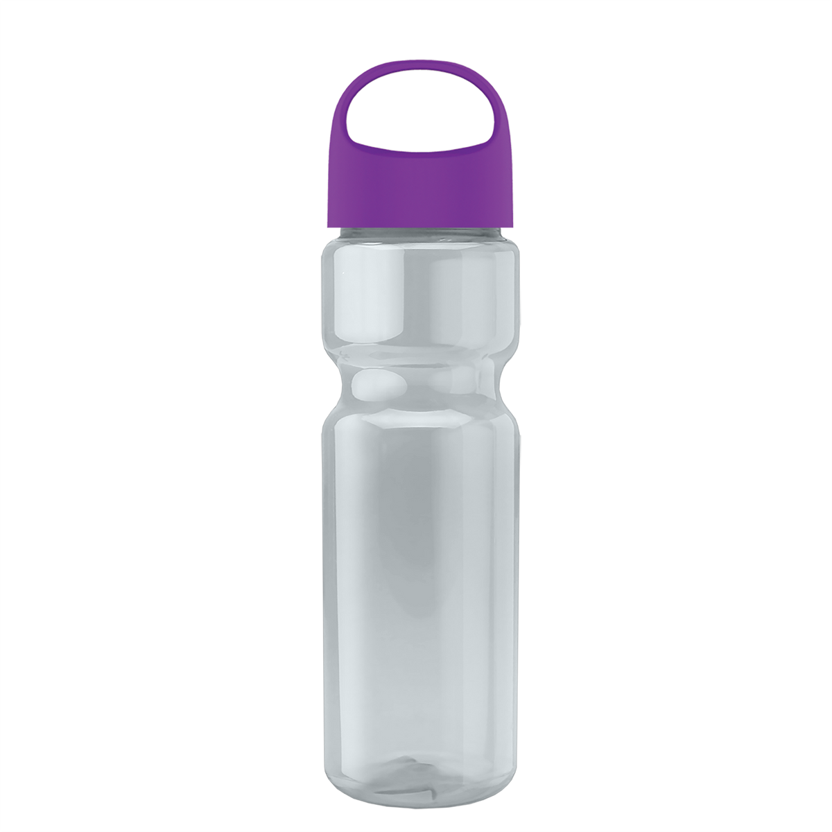 Custom logo Champ Recycled Bottle with Oval Crest Lid - 28 oz.