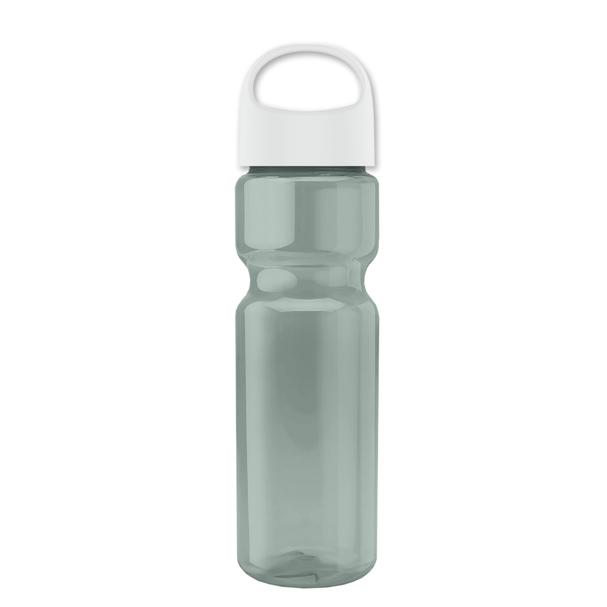 Custom logo Champ Recycled Bottle with Oval Crest Lid - 28 oz.