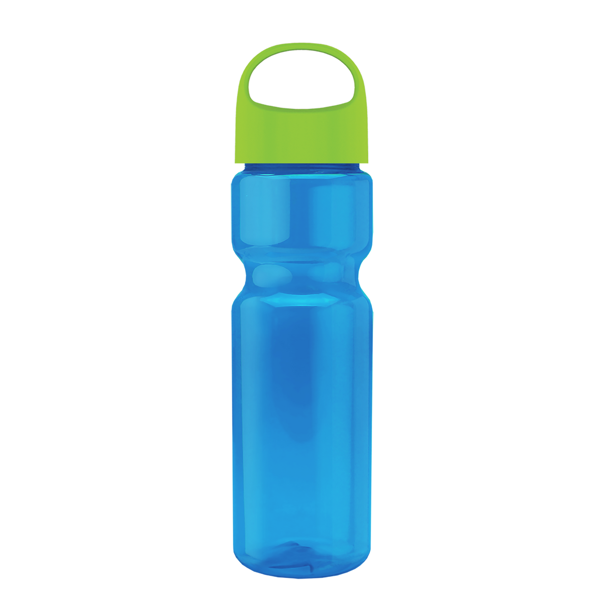 Custom logo Champ Recycled Bottle with Oval Crest Lid - 28 oz.