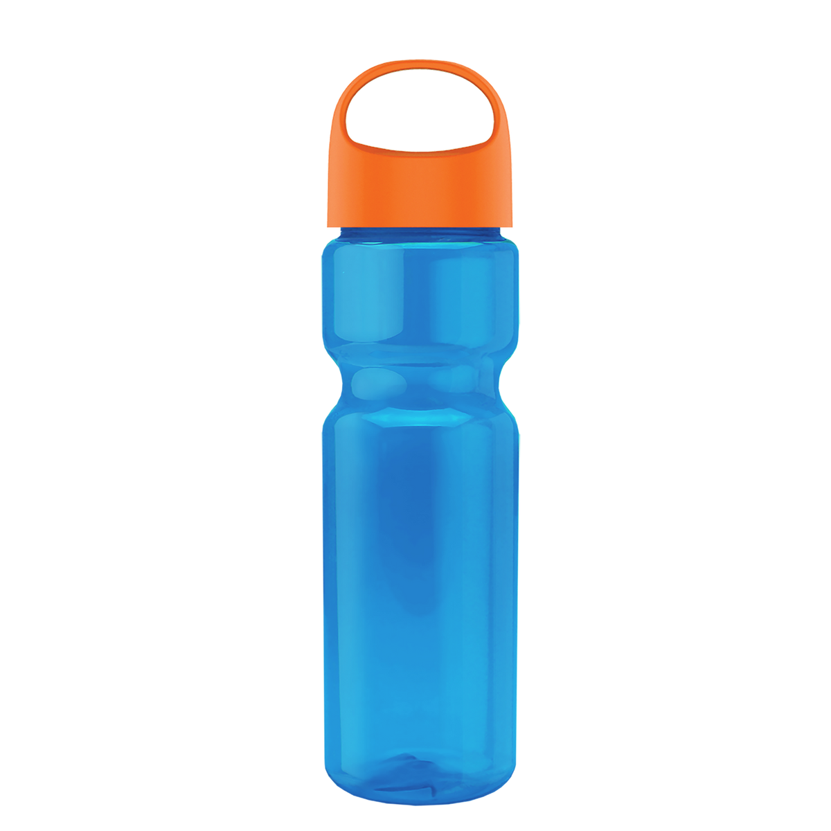 Custom logo Champ Recycled Bottle with Oval Crest Lid - 28 oz.