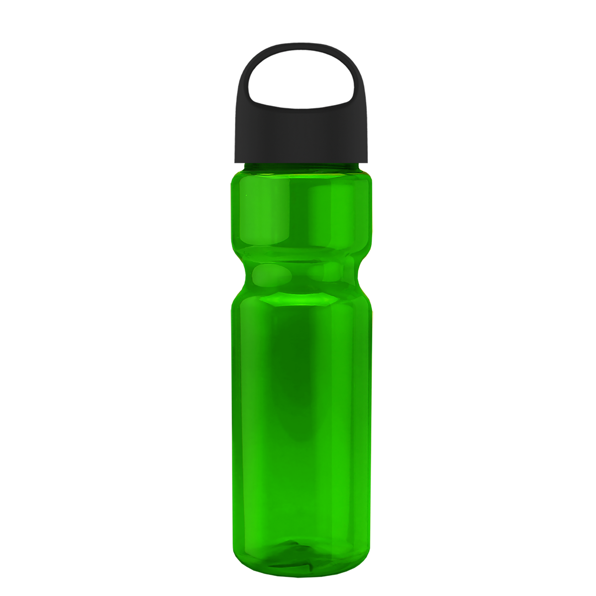 Custom logo Champ Recycled Bottle with Oval Crest Lid - 28 oz.