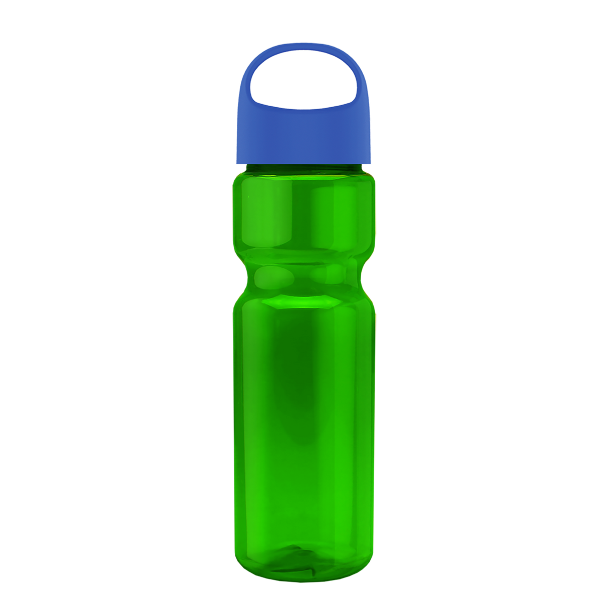 Custom logo Champ Recycled Bottle with Oval Crest Lid - 28 oz.