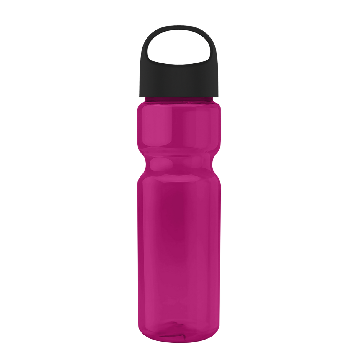 Custom logo Champ Recycled Bottle with Oval Crest Lid - 28 oz.