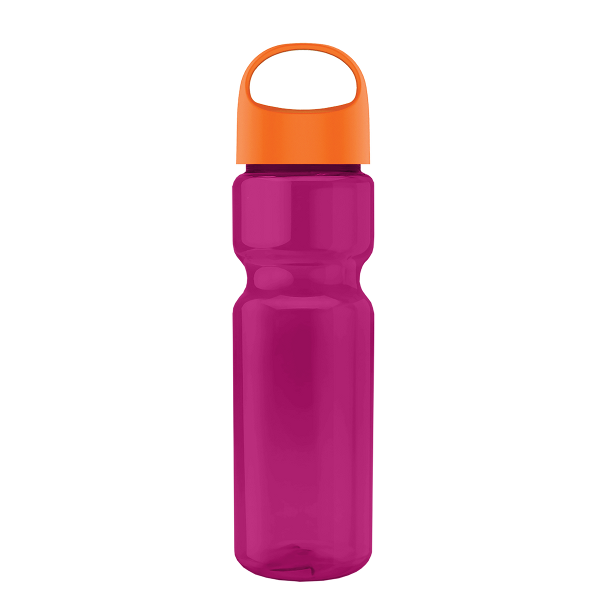 Custom logo Champ Recycled Bottle with Oval Crest Lid - 28 oz.
