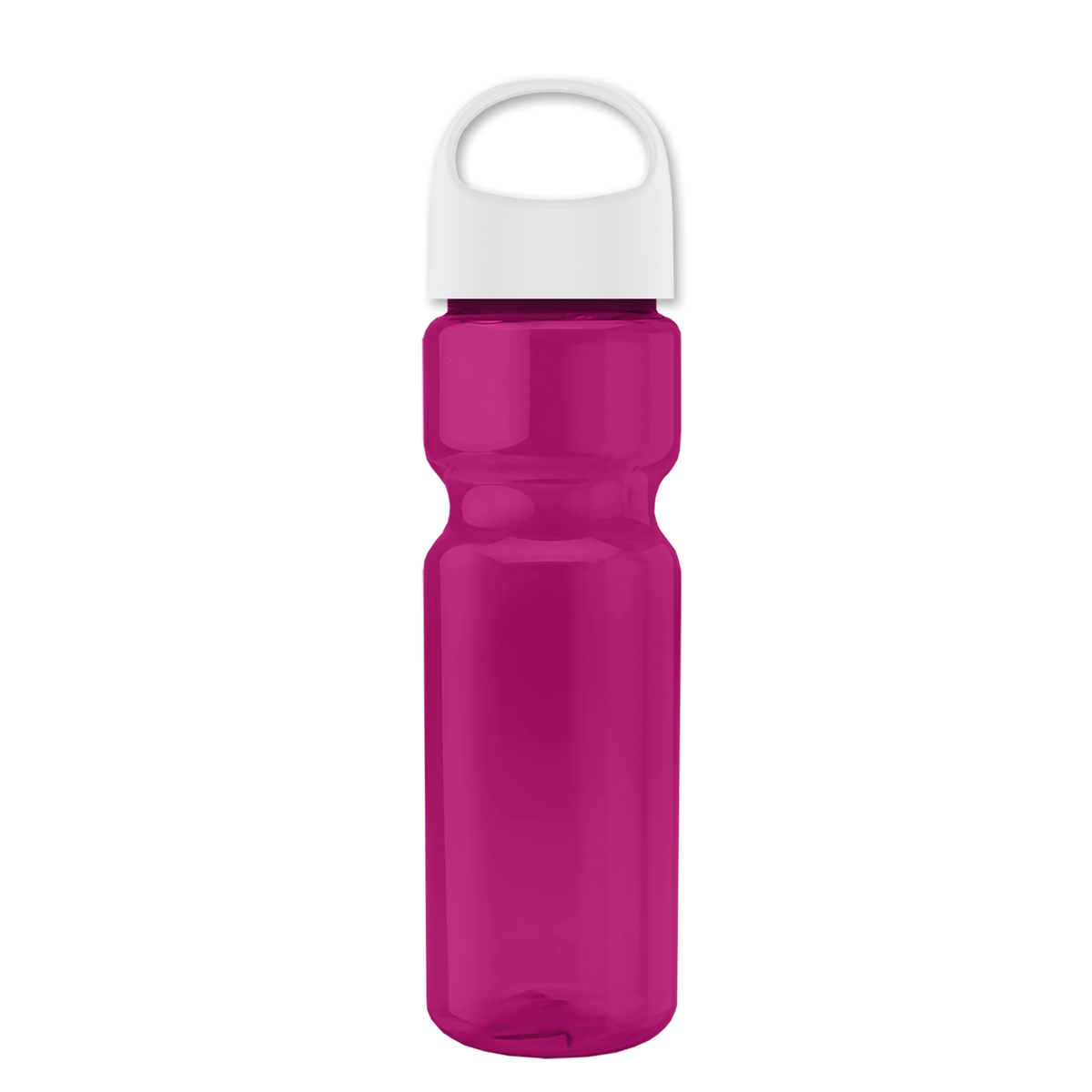 Custom logo Champ Recycled Bottle with Oval Crest Lid - 28 oz.