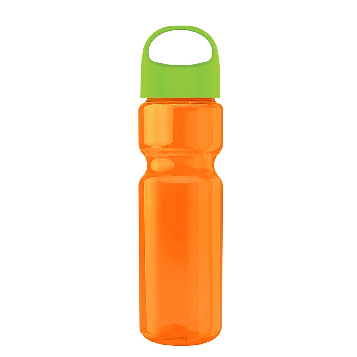 Custom logo Champ Recycled Bottle with Oval Crest Lid - 28 oz.