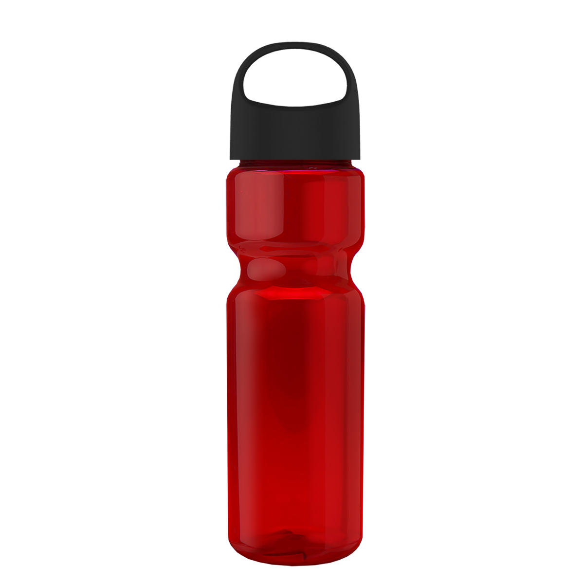 Custom logo Champ Recycled Bottle with Oval Crest Lid - 28 oz.