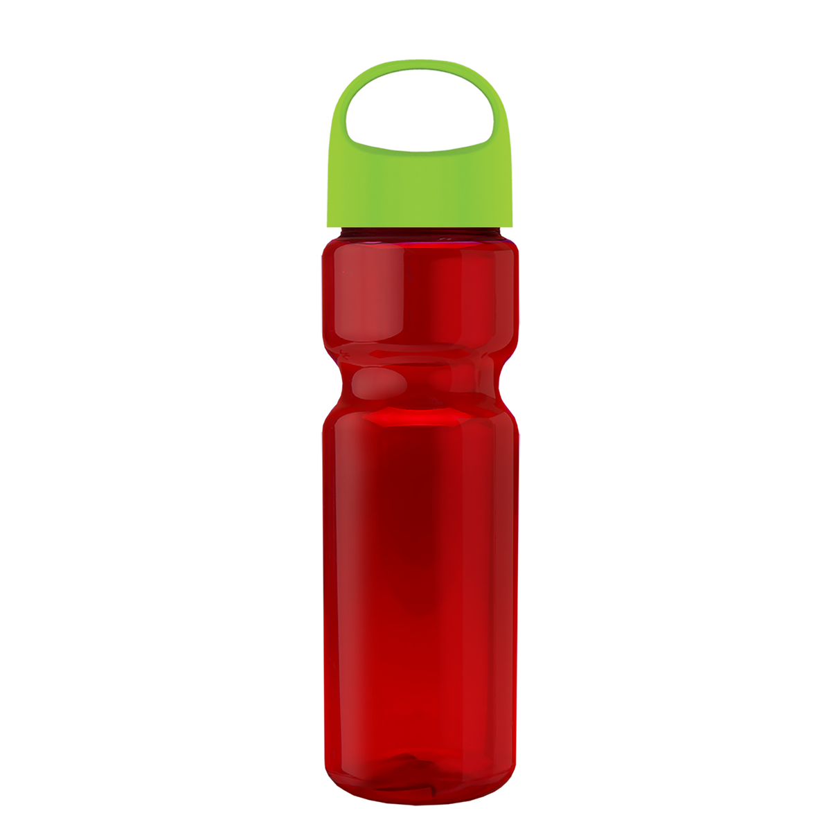 Custom logo Champ Recycled Bottle with Oval Crest Lid - 28 oz.