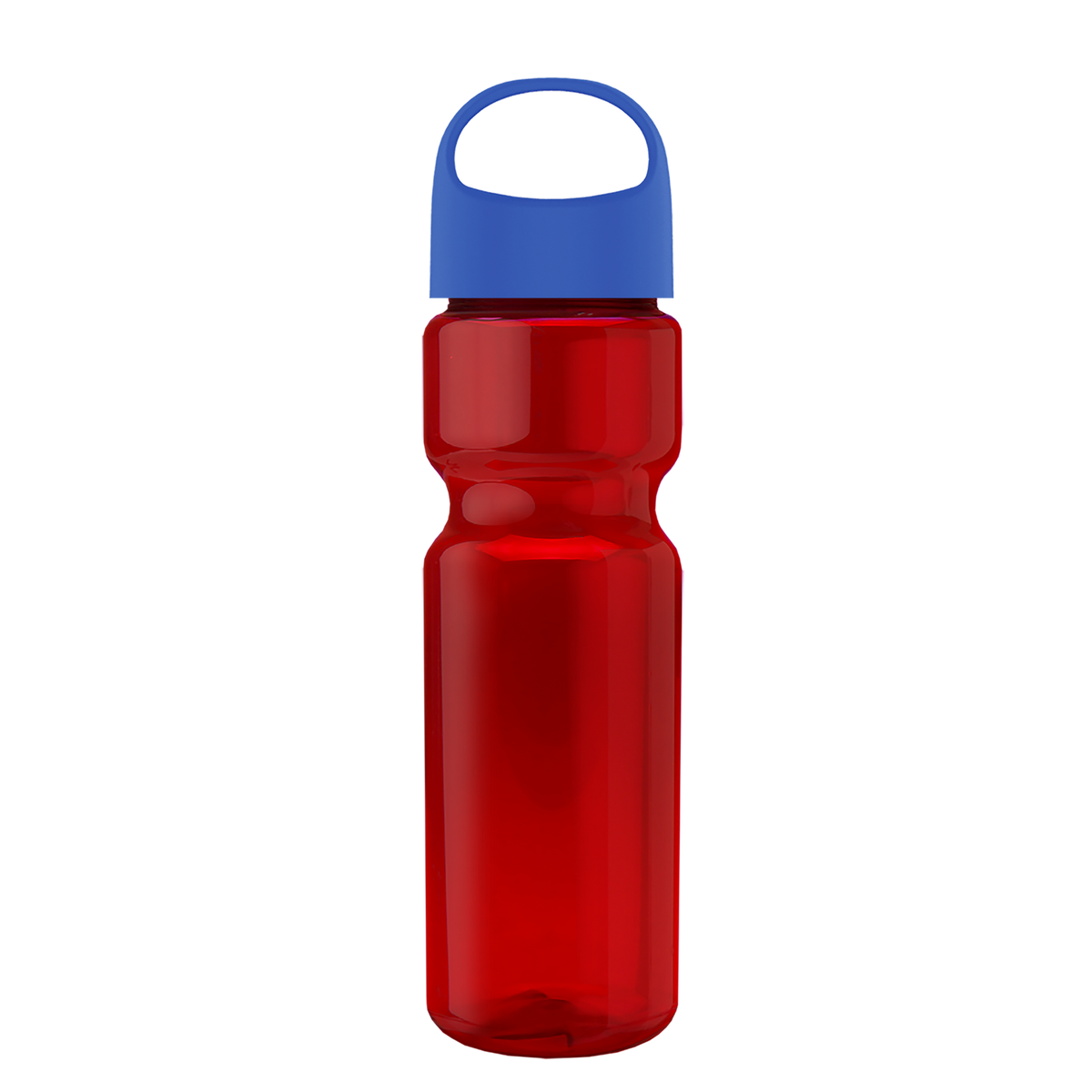 Custom logo Champ Recycled Bottle with Oval Crest Lid - 28 oz.