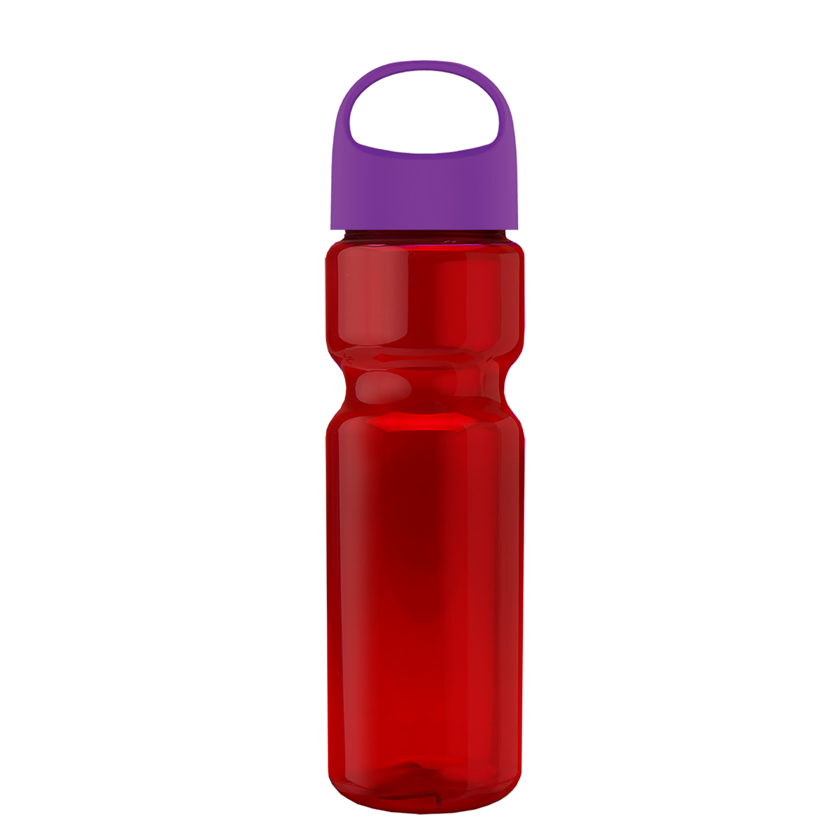 Custom logo Champ Recycled Bottle with Oval Crest Lid - 28 oz.