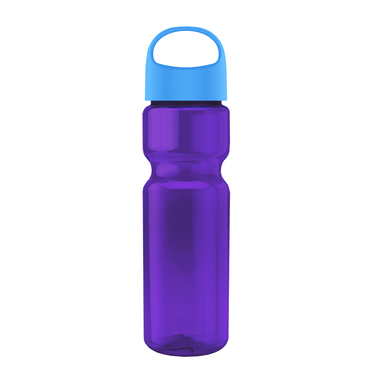 Custom logo Champ Recycled Bottle with Oval Crest Lid - 28 oz.